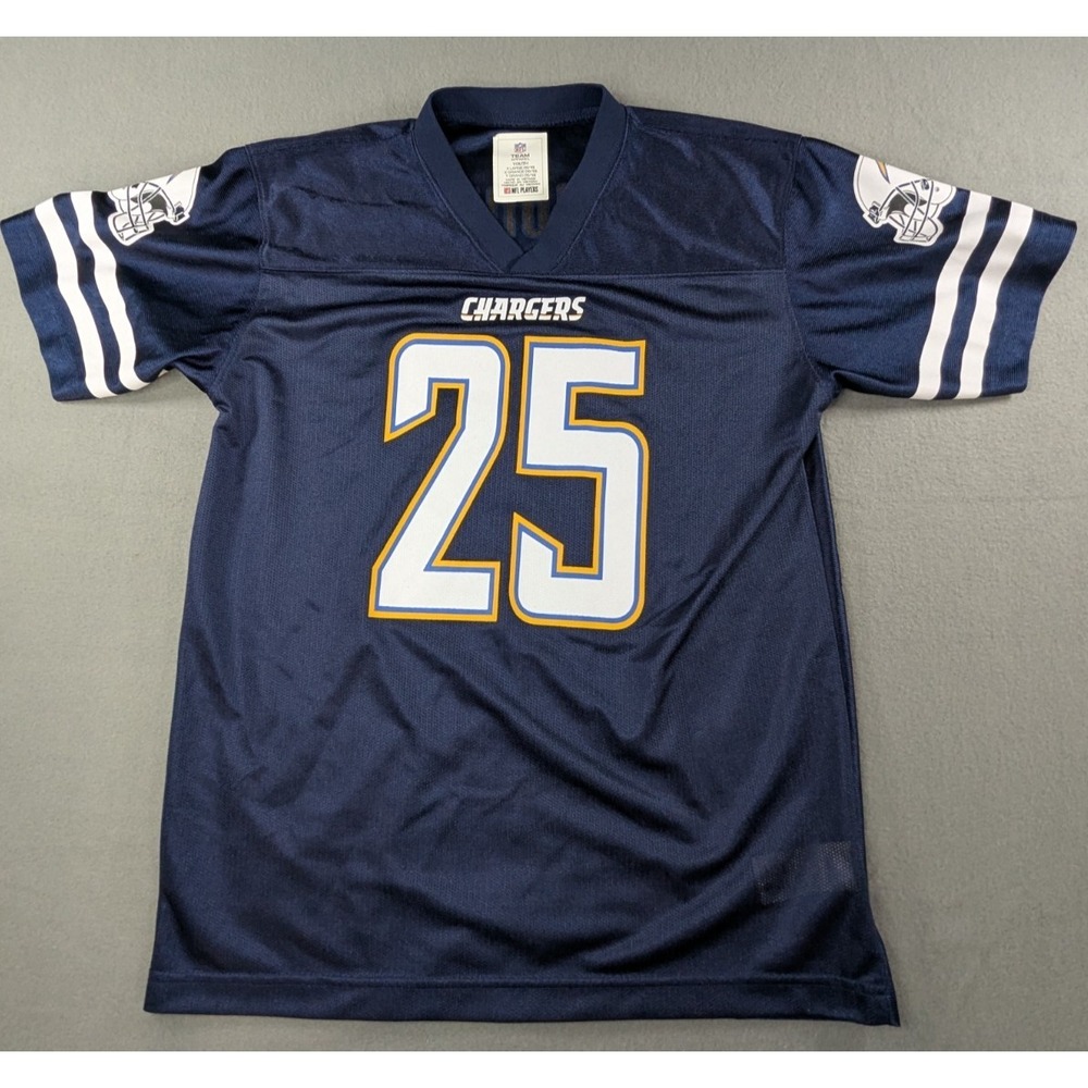 NFL Team Apparel Youth Melvin Gordon III Chargers Football Jersey XL Navy Blue